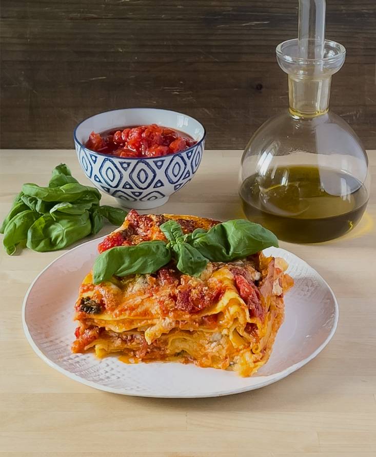 Lasagne mit Tomaten und Basilikum | Barbara Fontanel ...