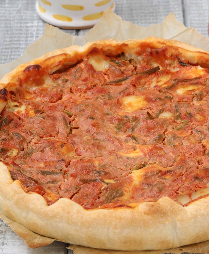 Pikante Spargel-Tomaten-Tarte | Elena Laudicina | Pomito Germany