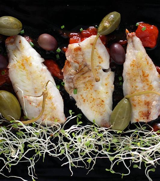 Meerbarben auf sizilianische Art